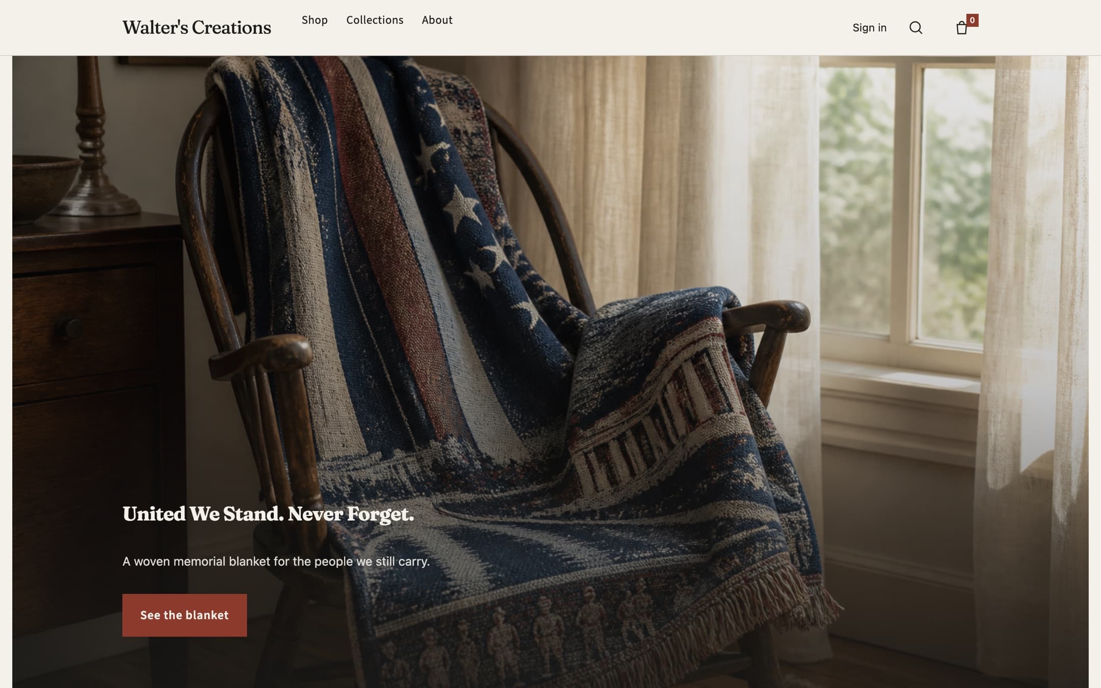 Walter's Creations homepage